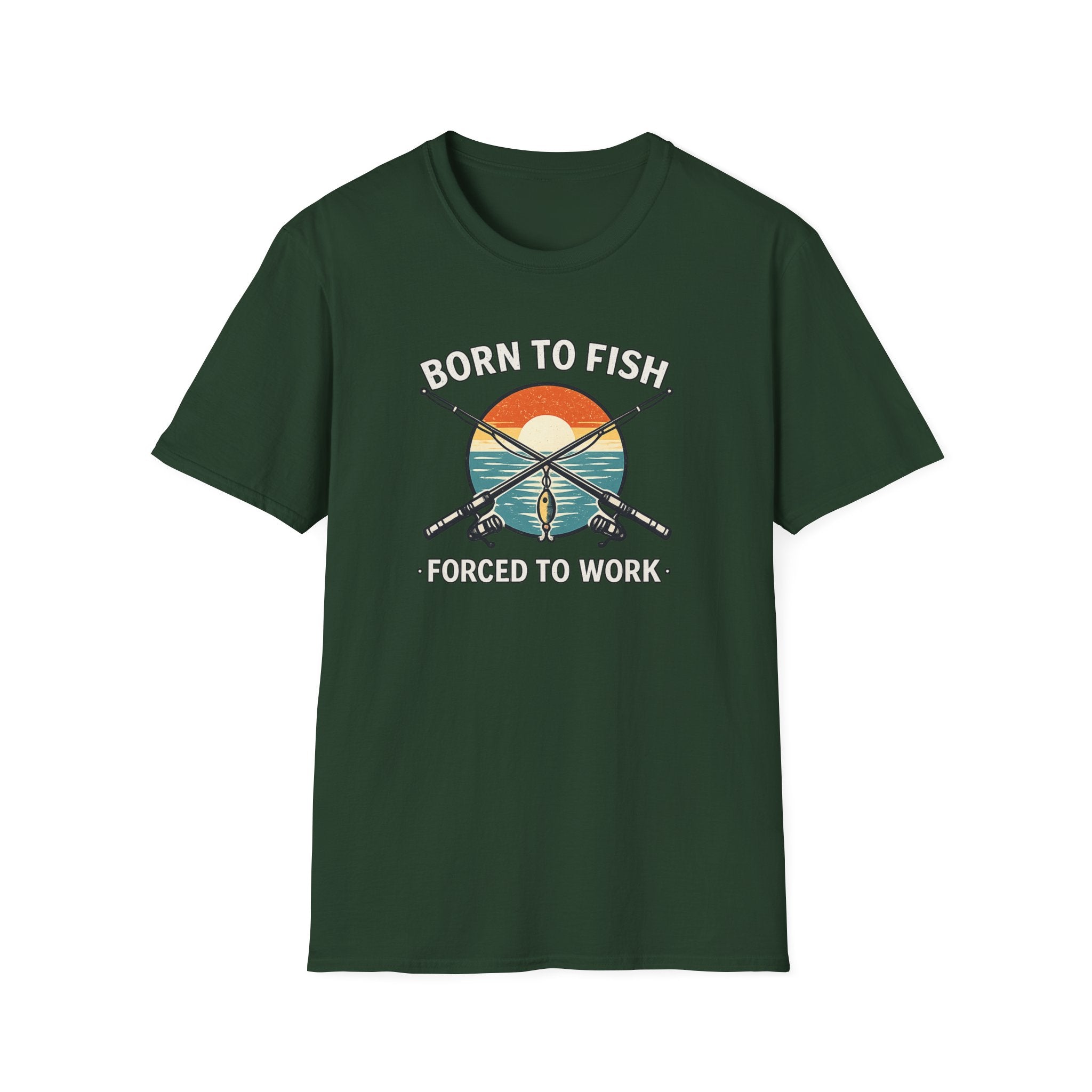 Born To Fish Forced To Work T-Shirt