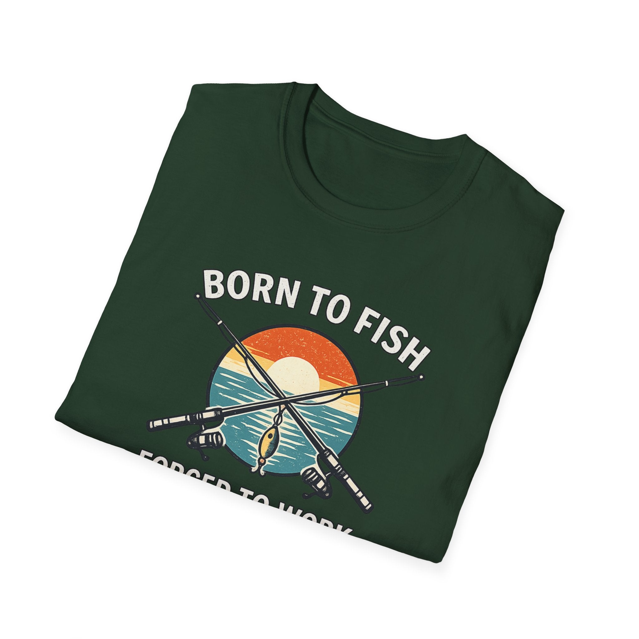 Born To Fish Forced To Work T-Shirt