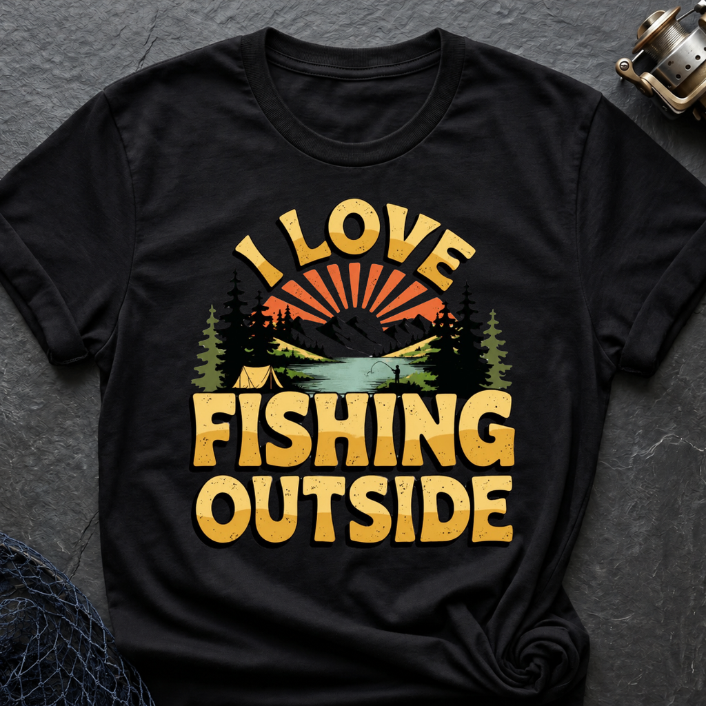 Love Fishing Outside T-Shirt