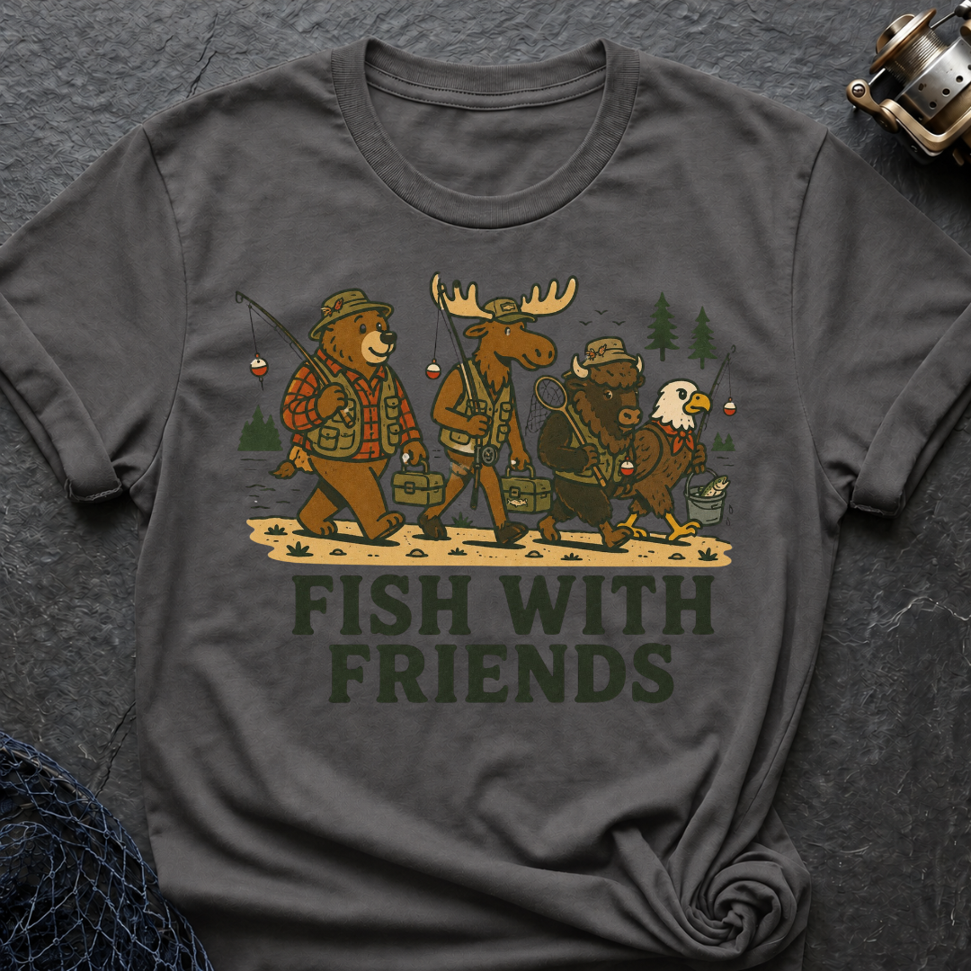Fish With Friends Crew T-Shirt