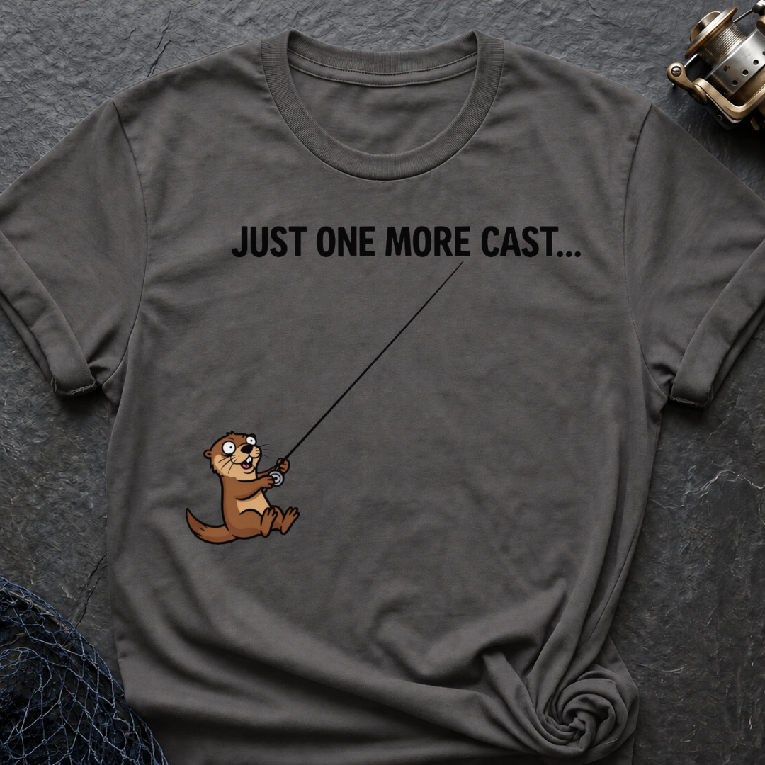 Otter Fishing Time T-Shirt