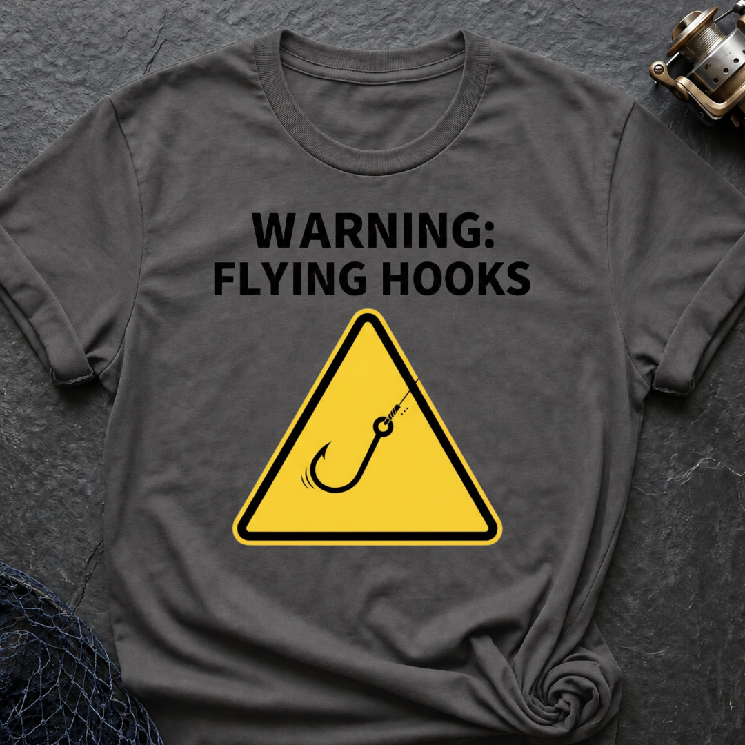 Warning: Flying Hooks T-Shirt