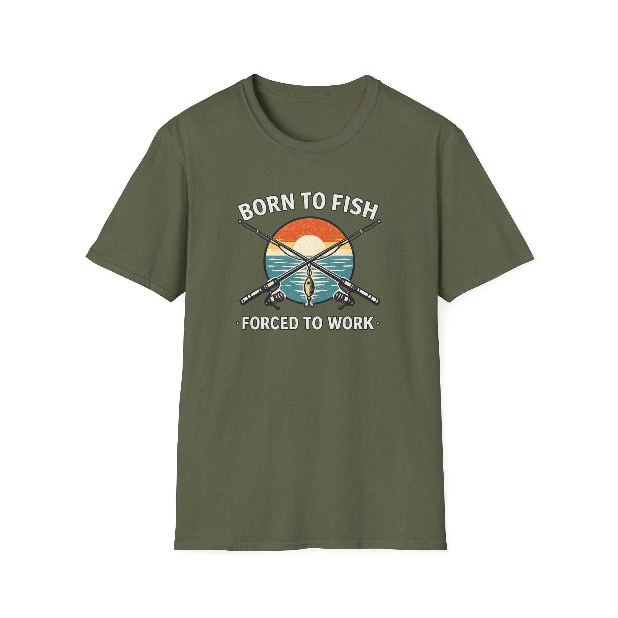 Born To Fish Forced To Work T-Shirt
