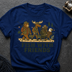 Fish With Friends Crew T-Shirt