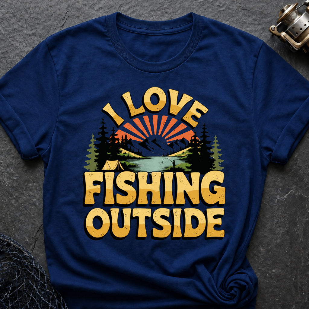 Love Fishing Outside T-Shirt
