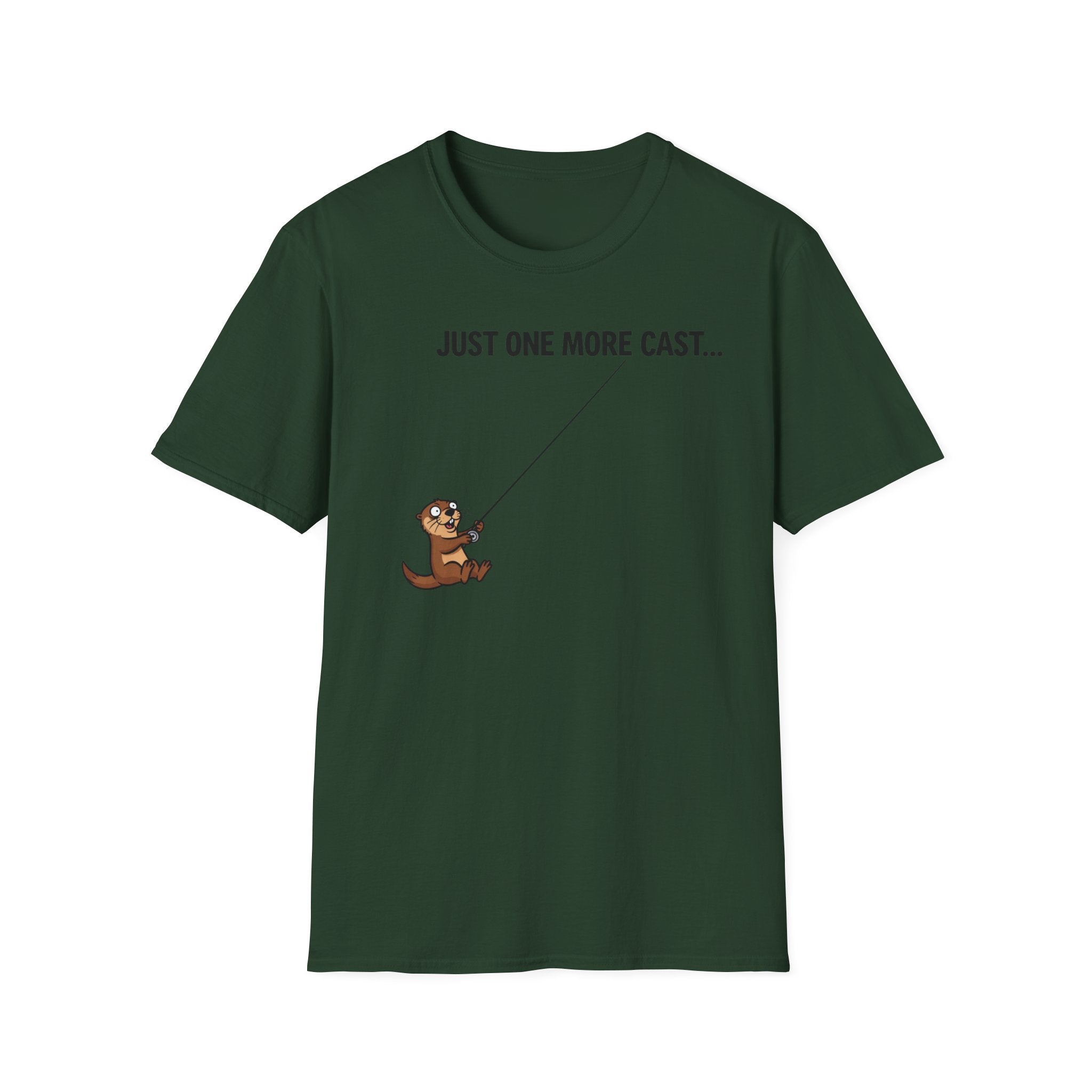 Otter Fishing Time T-Shirt