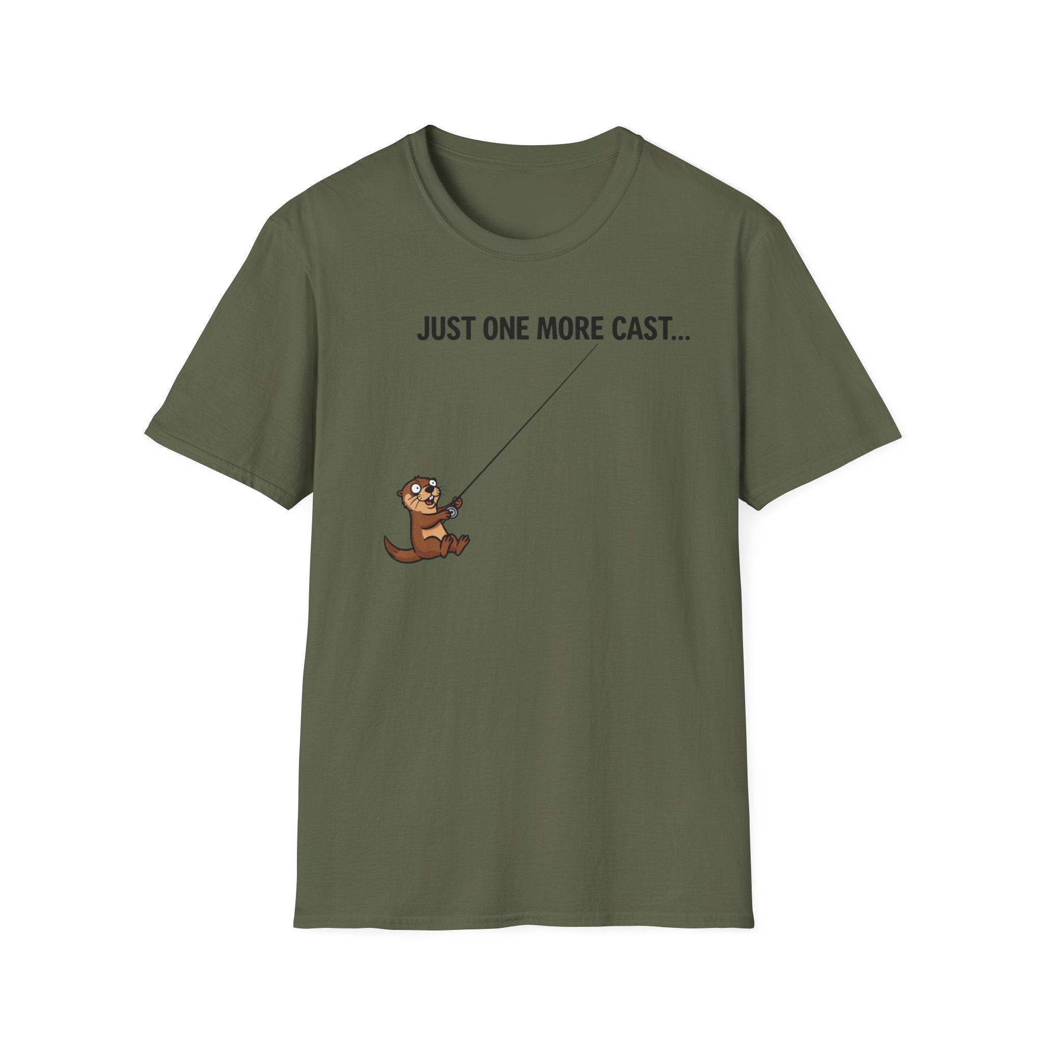 Otter Fishing Time T-Shirt