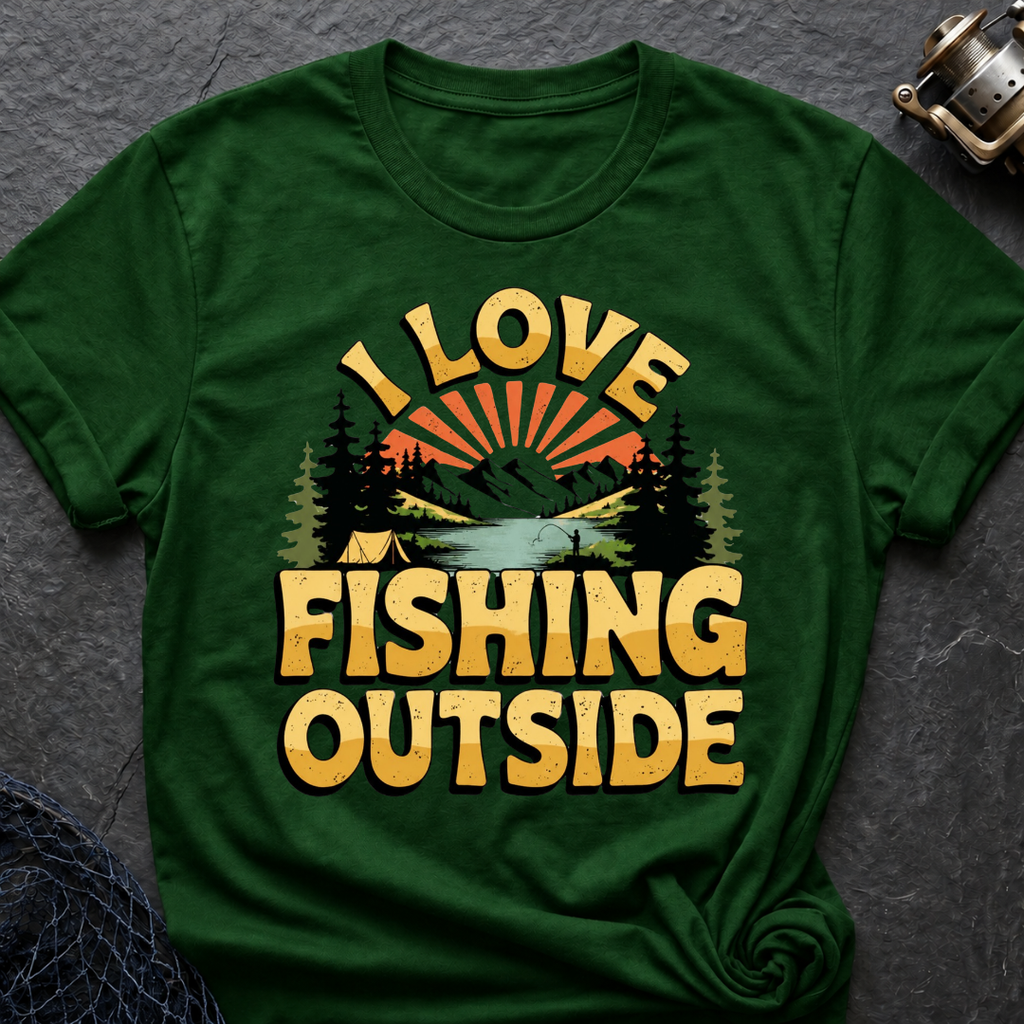 Love Fishing Outside T-Shirt