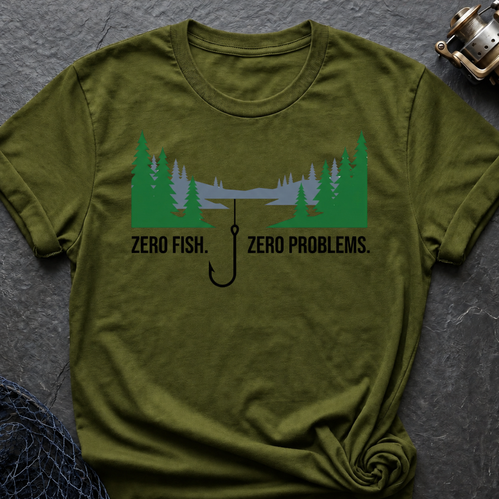 Zero Fish Zero Problems T-Shirt