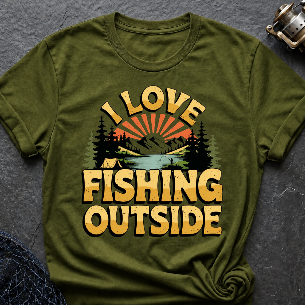 Love Fishing Outside T-Shirt