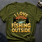 Love Fishing Outside T-Shirt