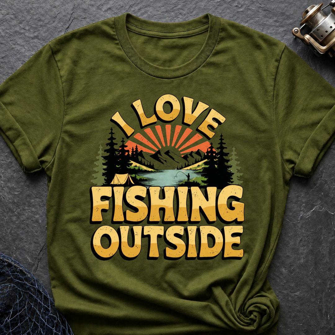 Love Fishing Outside T-Shirt