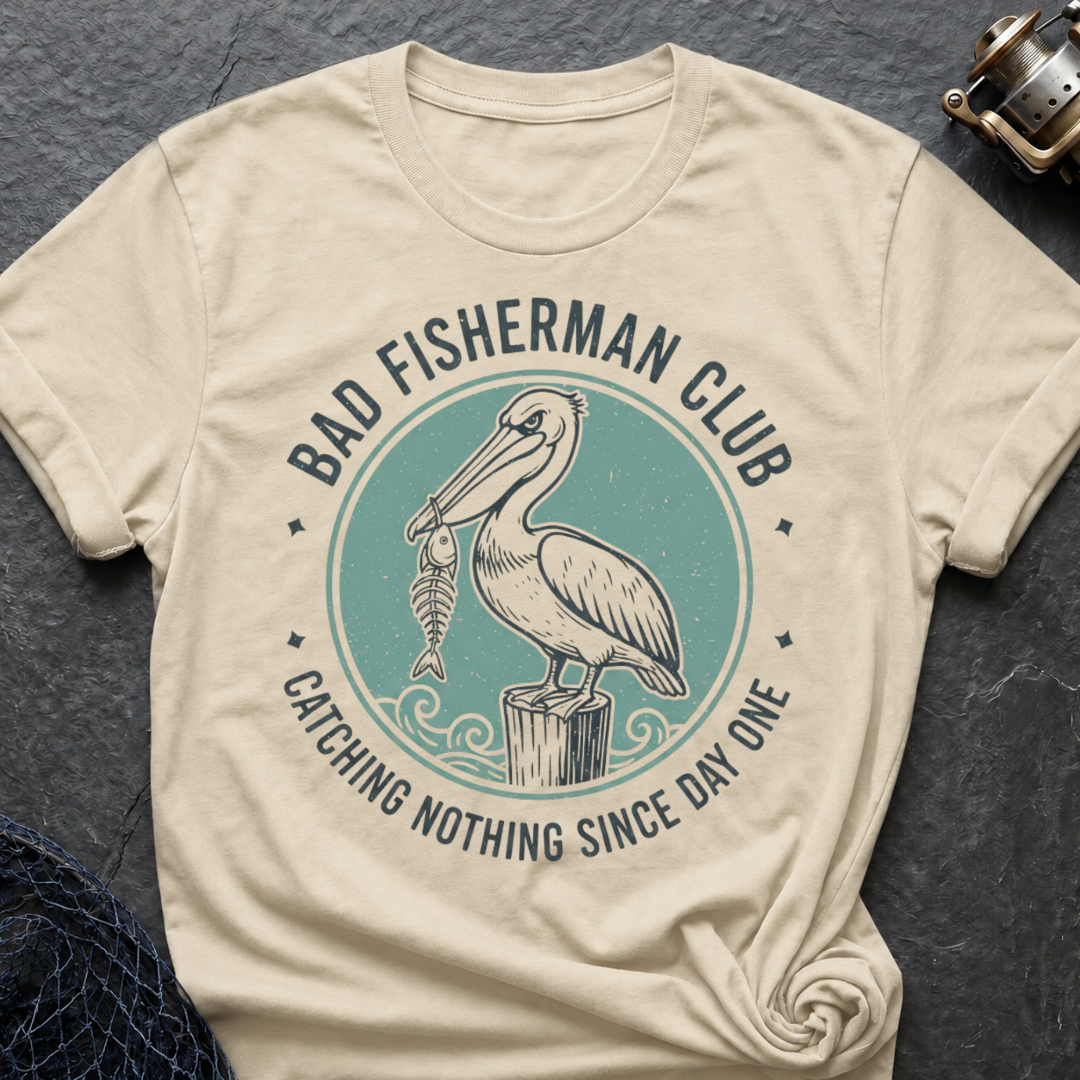 Catching Nothing Pelican T-Shirt