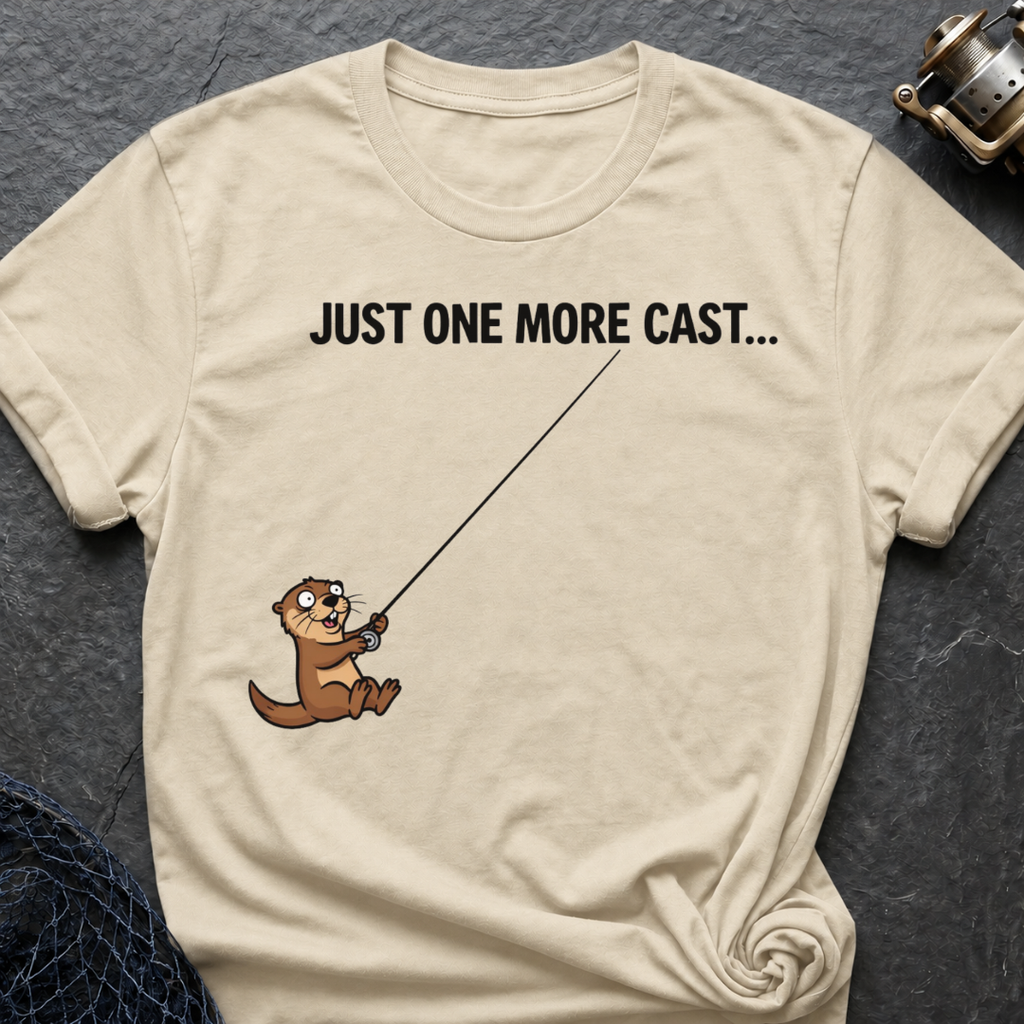 Otter Fishing Time T-Shirt