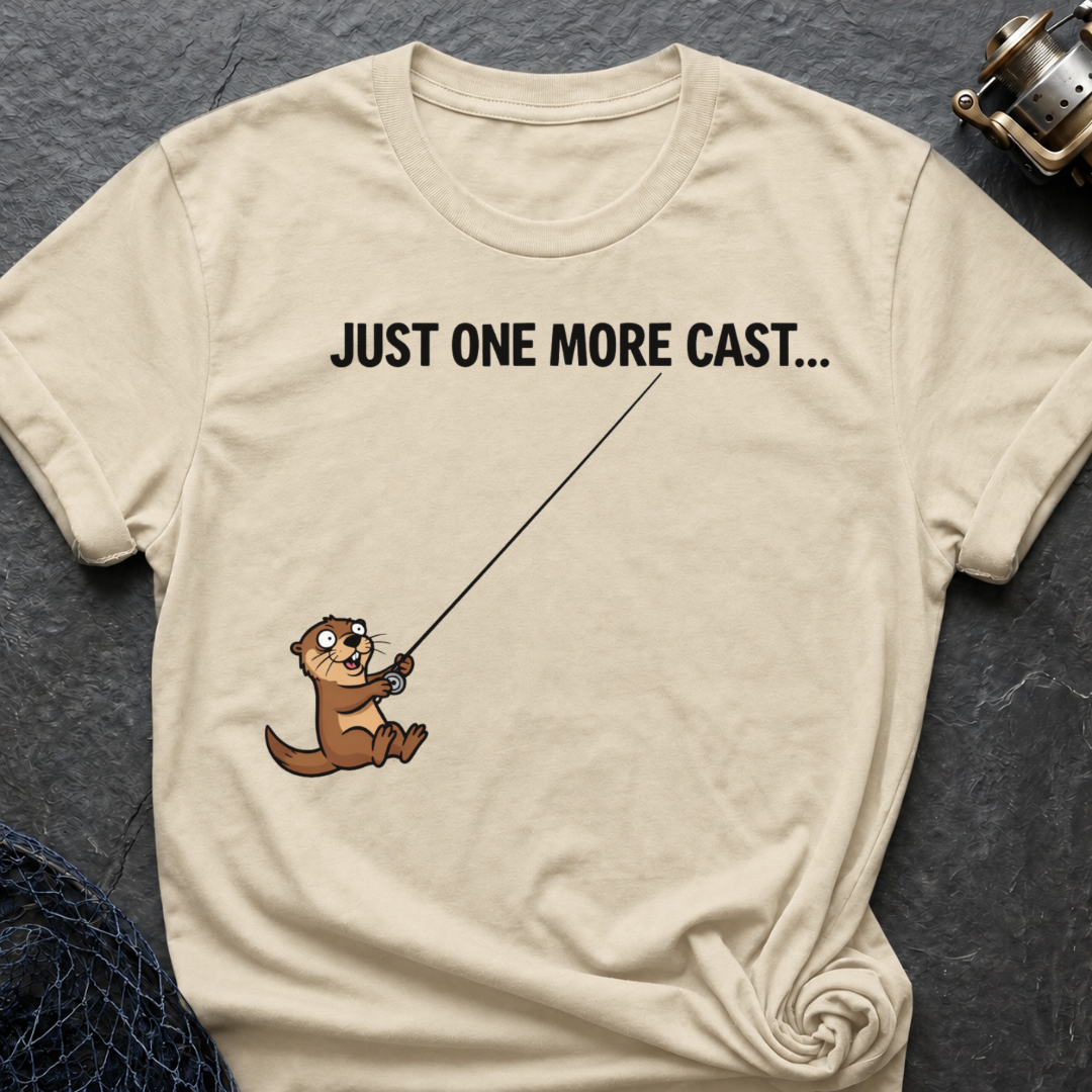 Otter Fishing Time T-Shirt