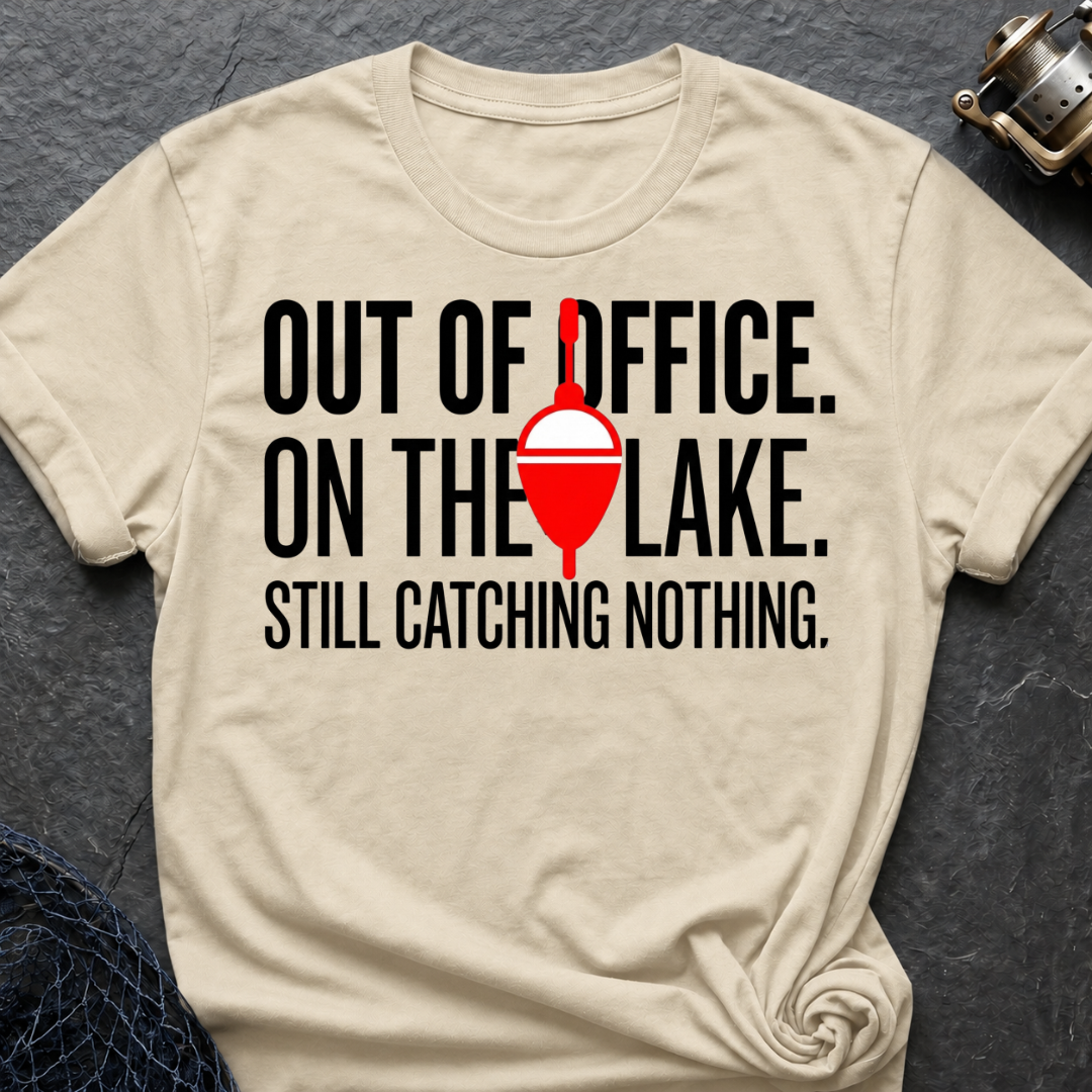 Out Of Office. On The Lake. T-Shirt