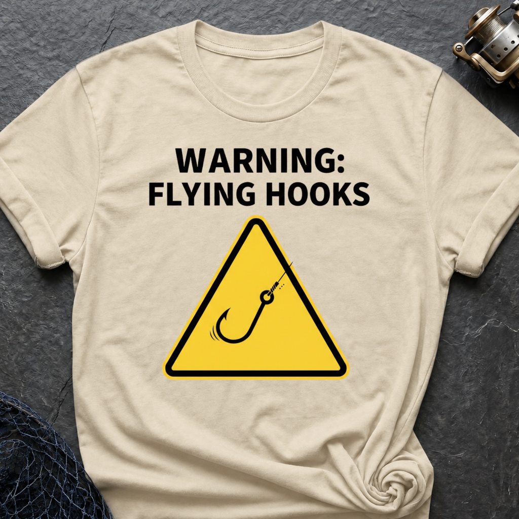 Warning: Flying Hooks T-Shirt