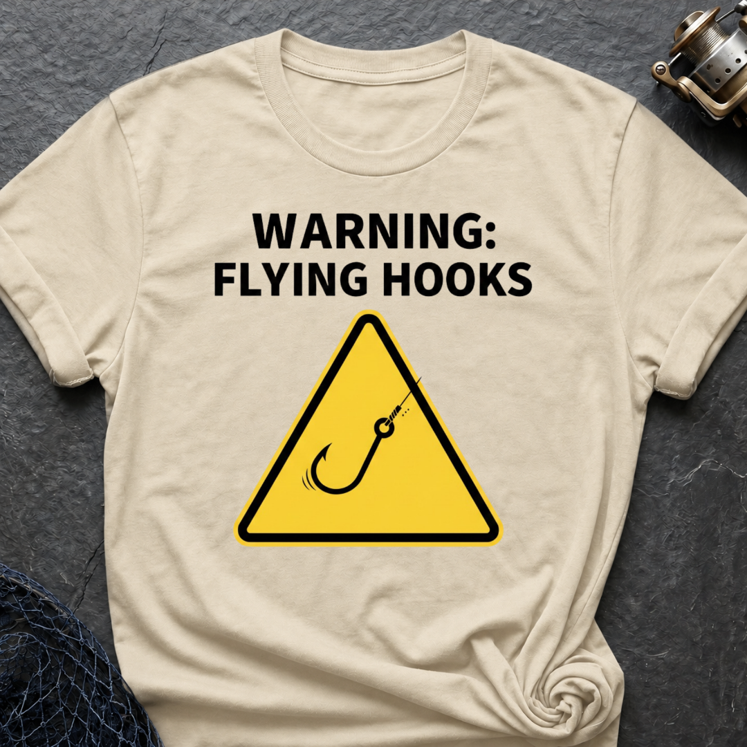 Warning: Flying Hooks T-Shirt