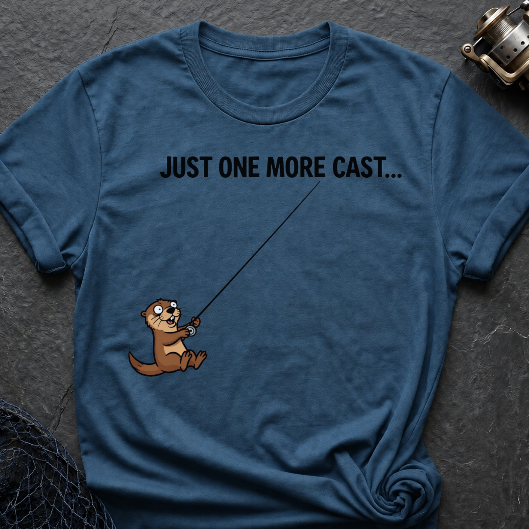 Otter Fishing Time T-Shirt