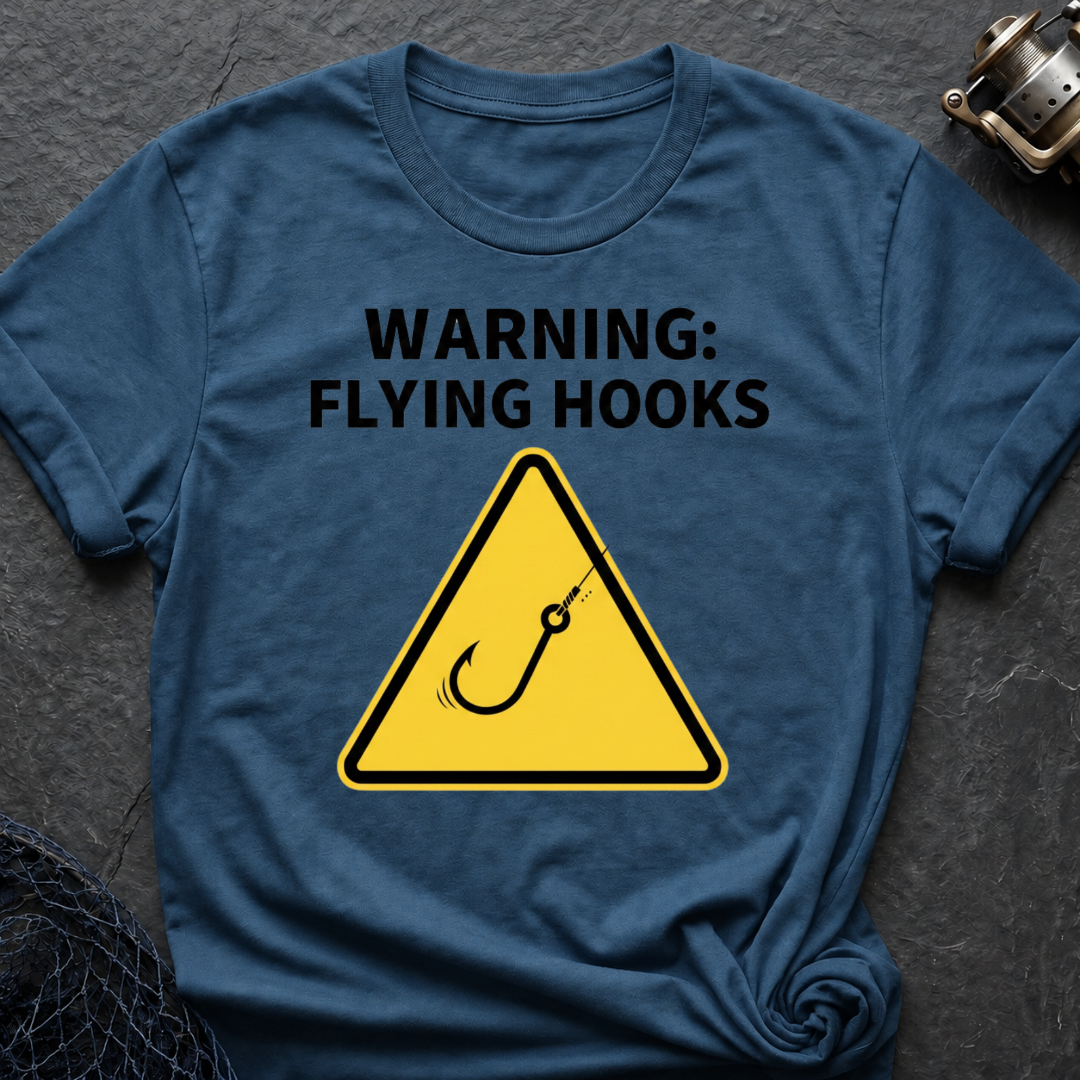 Warning: Flying Hooks T-Shirt